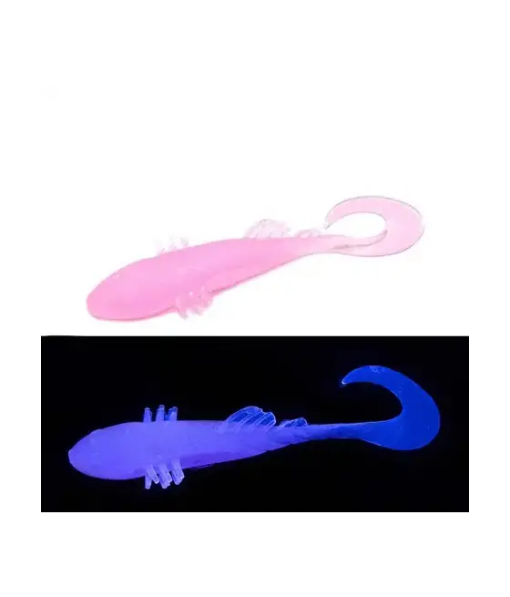 Приманка Bait Breath BeTanCo Curly Tail 2" (8шт.) (S832 Grow Pink ／Keime light)