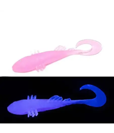 Приманка Bait Breath BeTanCo Curly Tail 2" (8шт.) (S832 Grow Pink ／Keime light)