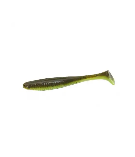 Приманка Bait Breath E.T.Shad 2,8" (8 шт) (931 Greenpumpkin/Chart (2 tone color))