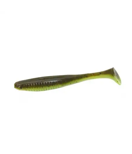 Приманка Bait Breath E.T.Shad 2,8" (8 шт) (931 Greenpumpkin/Chart (2 tone color))