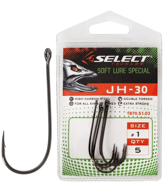 Крючок Select JH-30 №1 (5 шт/уп)