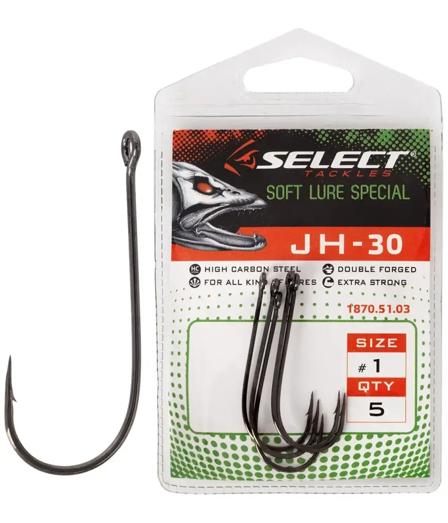 Крючок Select JH-30 №1 (5 шт/уп)
