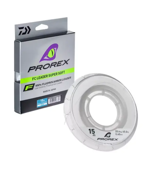 Флюорокарбон Daiwa Prorex FC Leader Super Soft 15m 20.4kg 0.60mm