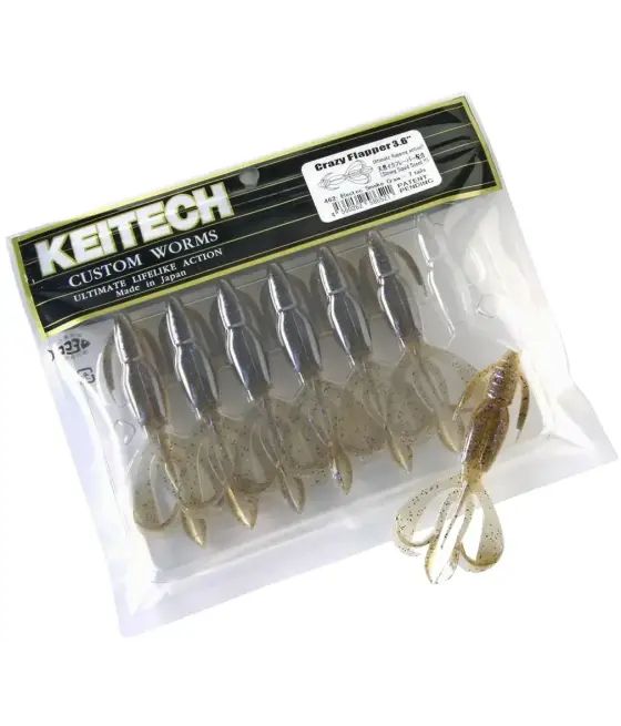 Силикон Keitech Crazy Flapper 2" PAL09 Violet Fire (8 шт/уп)